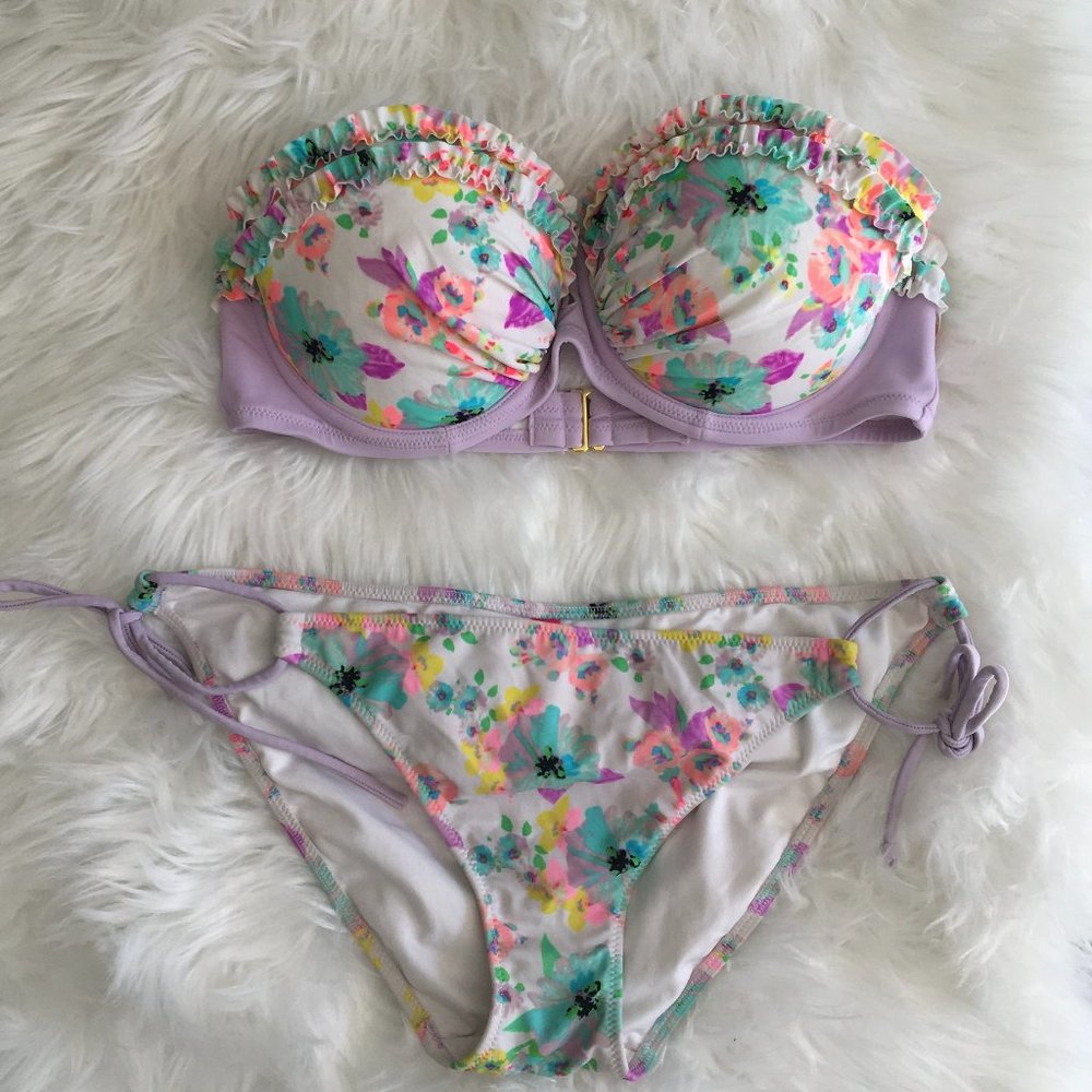 Victoria Secret Strapless Swim Top